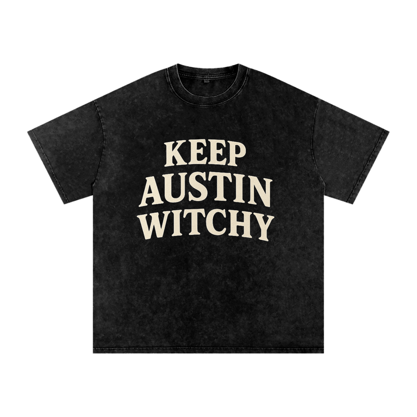 Keep Austin Witchy Oversized T-Shirt (Large Logo, Multiple Colors)