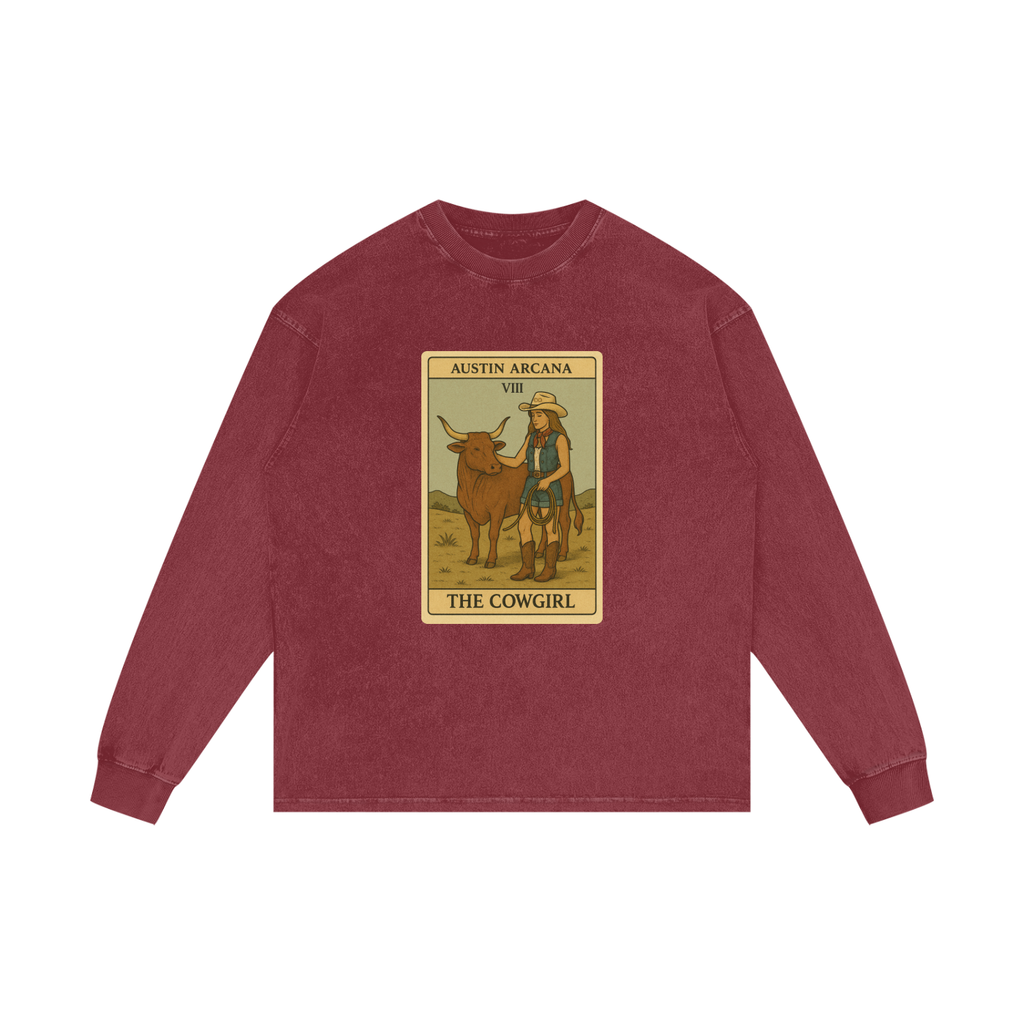 The Cowgirl - Oversized Long Sleeve T-Shirt