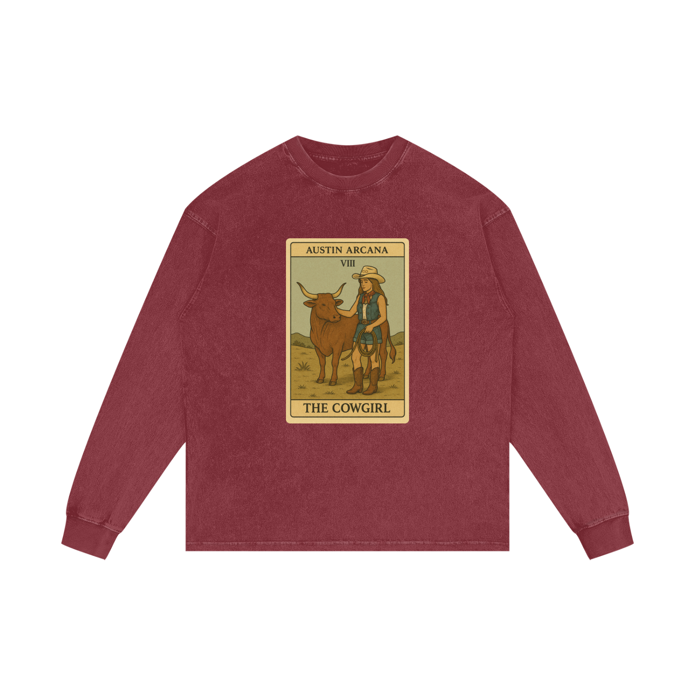 The Cowgirl - Oversized Long Sleeve T-Shirt