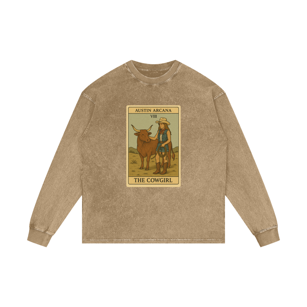 The Cowgirl - Oversized Long Sleeve T-Shirt