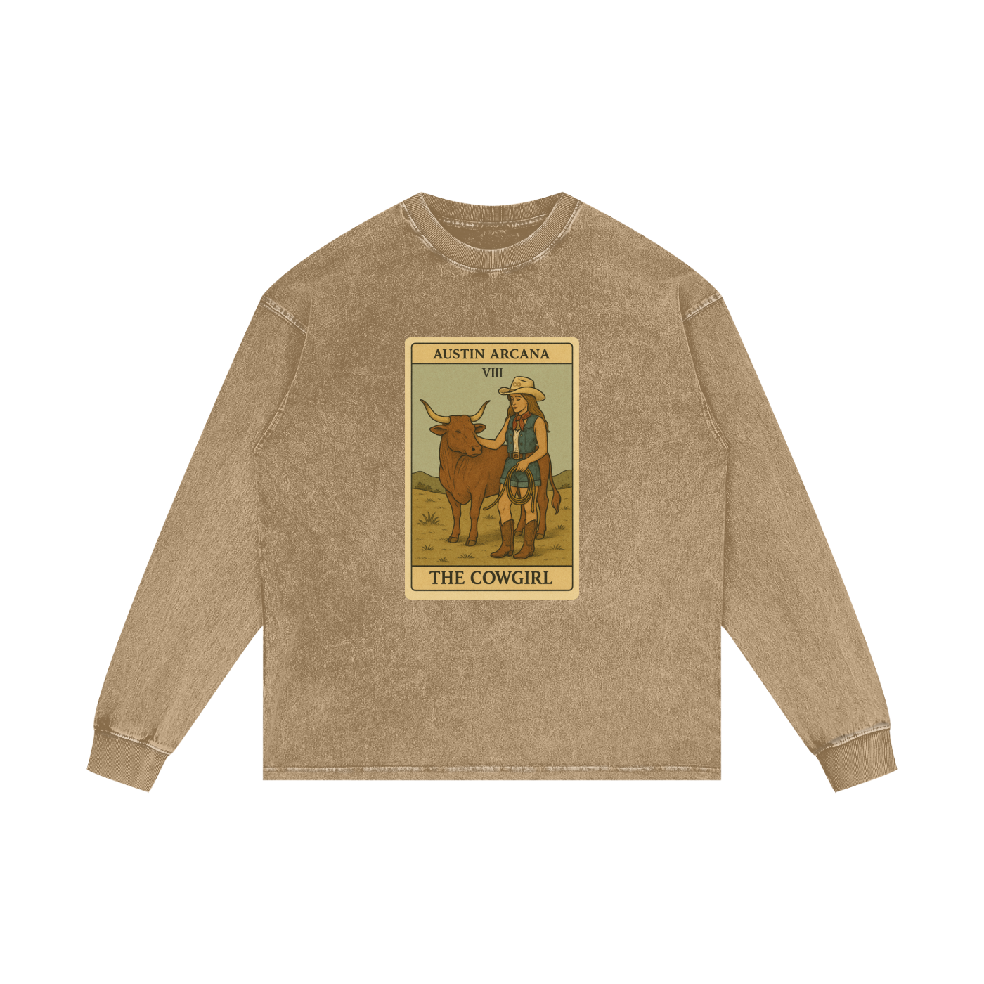 The Cowgirl - Oversized Long Sleeve T-Shirt