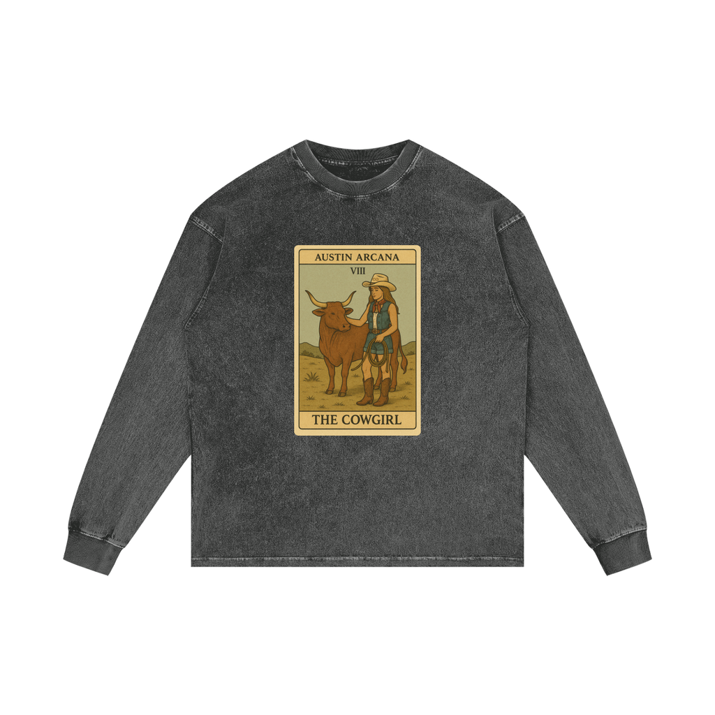 The Cowgirl - Oversized Long Sleeve T-Shirt