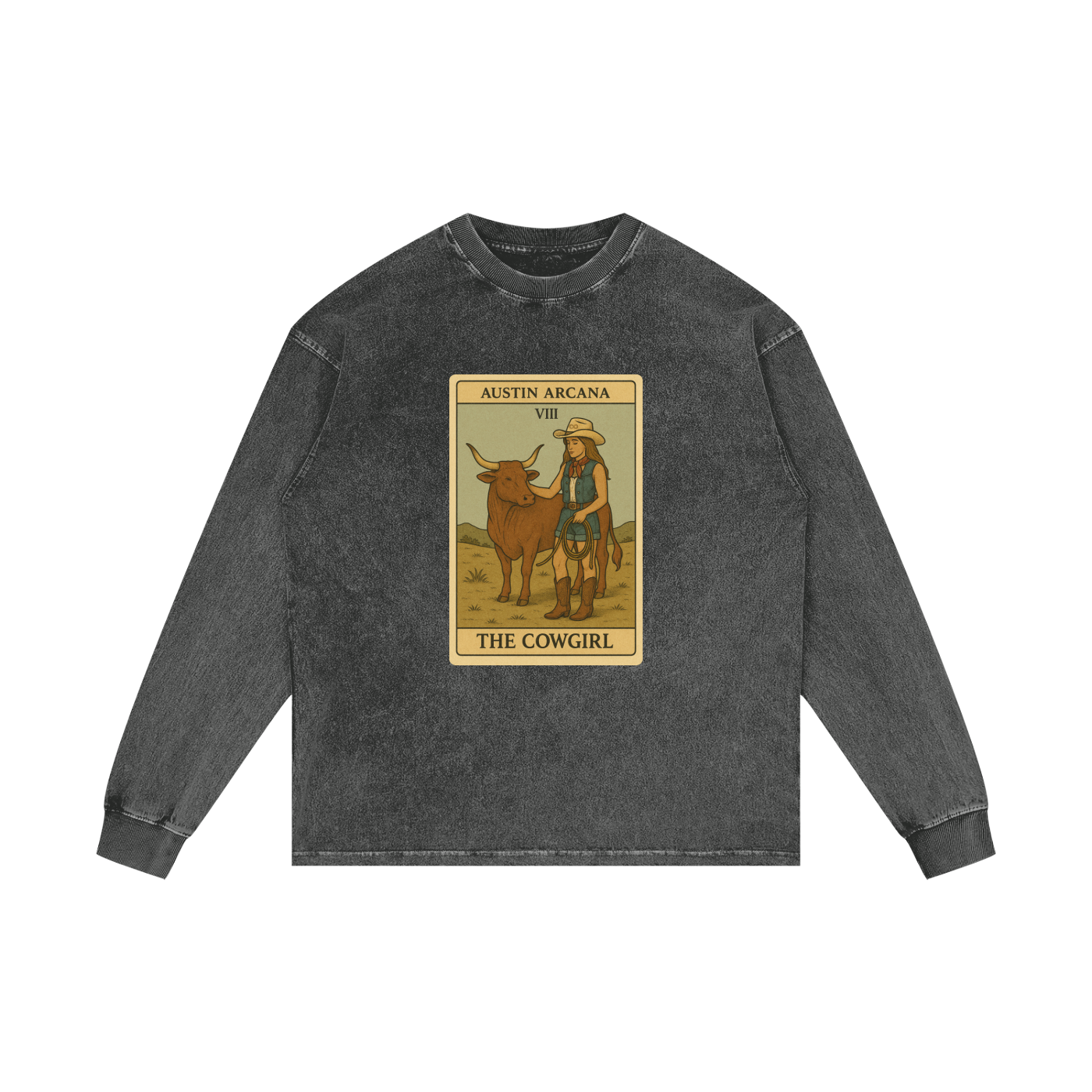 The Cowgirl - Oversized Long Sleeve T-Shirt