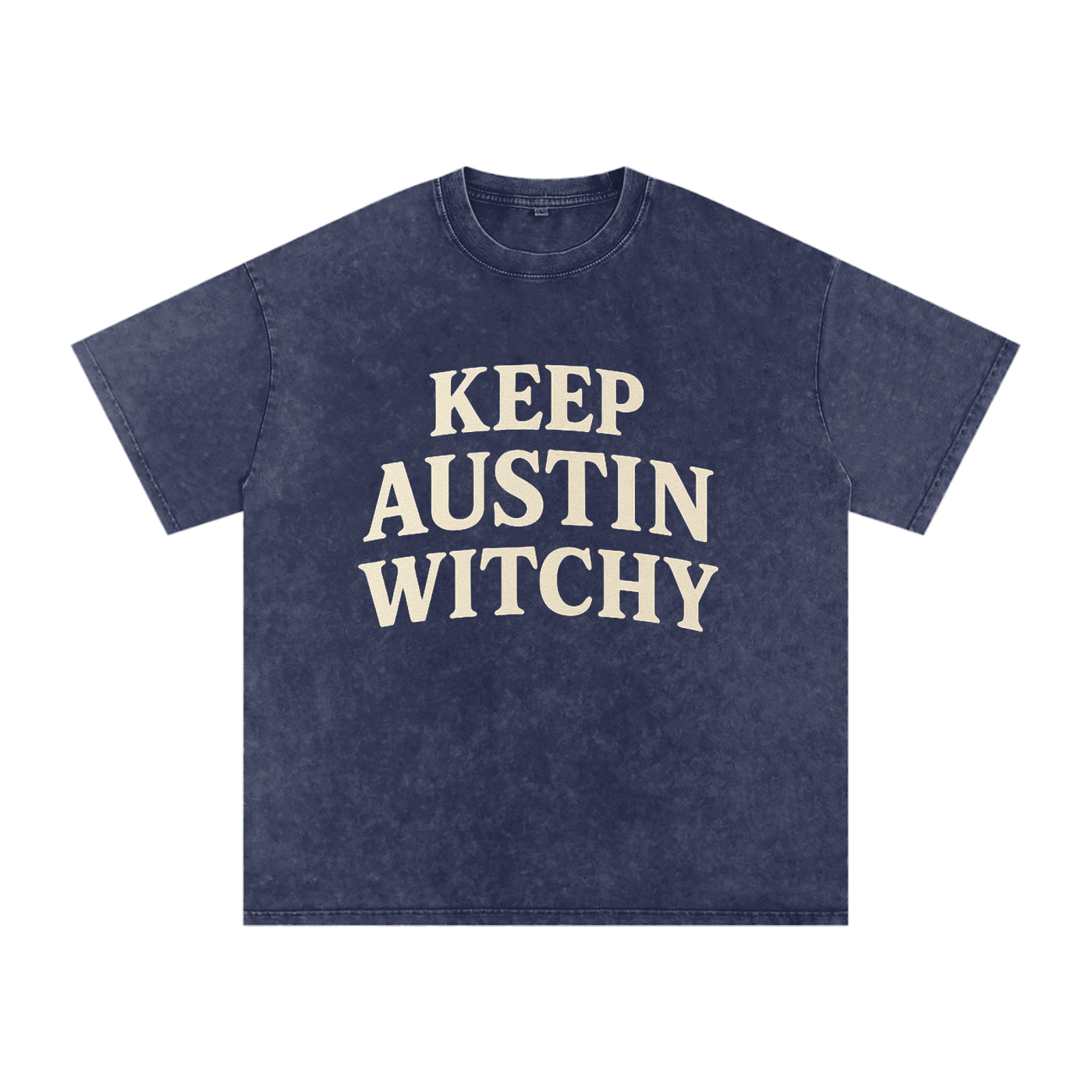 Keep Austin Witchy Oversized T-Shirt (Large Logo, Multiple Colors)