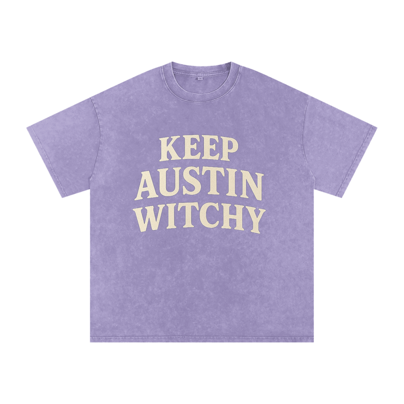 Keep Austin Witchy Oversized T-Shirt (Large Logo, Multiple Colors)