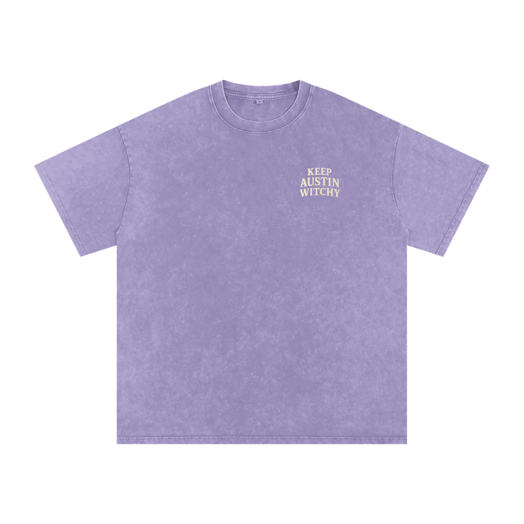 Keep Austin Witchy Oversized T-Shirt (Small Logo, Multiple Colors)